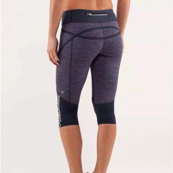 Lululemon Run Pace Capri Leggings 18” - Picture 2 of 9